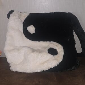 SHEIN Black and White Yin Yang Tote Bag